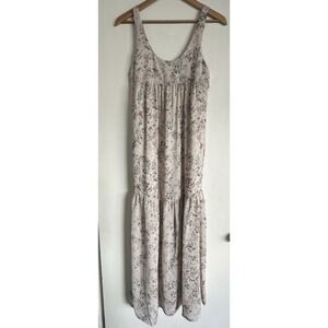 Something Else by Natalie Wood Floral Tiered Maxi Dress US 2 Boho Summer